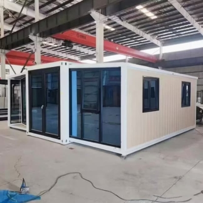 20FT ανθεκτικό σε σεισμούς επεκτάσιμο σπίτι εμπορευματοκιβωτίου με μπάνιο